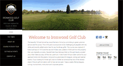 Desktop Screenshot of golfironwood.com