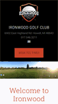 Mobile Screenshot of golfironwood.com